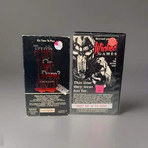 COMBO Truth or Dare A Critical Madness/ Wicked Games VHS Horror SOV Rare - Picture 1 of 19