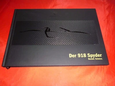 Folleto de tapa dura PORSCHE 918 Spyder Depliant Folleto de 2013 Foto 1 de 4