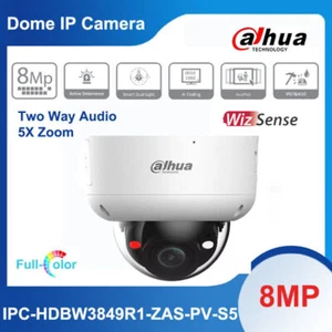 Dahua IPC-HDBW3849R1-ZAS-PV 8MP 5xZoom TiOC3.0 WizSense IP Camera POE 2-Way Talk - Picture 1 of 13