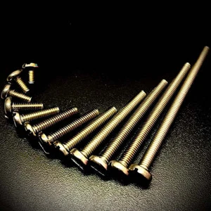 M3 Machine Screws Slotted Pan A2 304 Stainless Steel - Picture 1 of 11