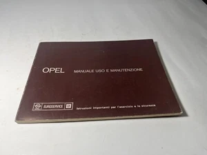 MANUALE USO E MANUTENZIONE OPEL KADETT,  ASCONA, MANTA, REKORD  1977 - Foto 1 di 11