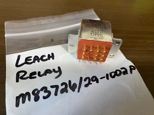 Leach International Relay 10 amp M83726/29-1002P 28VDC 400Hz - Picture 1 of 5