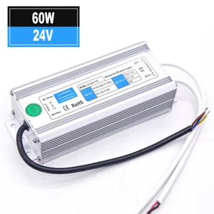 AC 110V to DC 24V 60W IP67 Waterproof Transformer Power Supply LED Light Driver - Picture 1 of 9