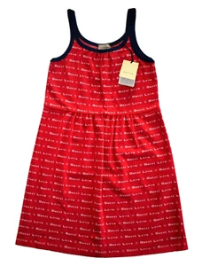 🆕️ GUCCI KIDS GIRLS *GUCCI LOVE* Logo 100% COTTON Jacquard Tank Dress 10 Years - Picture 1 of 10