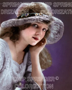 MARY MILES MINTER in Lace | Beautiful Vintage 8x10 COLOR PHOTO BY CHIP SPRINGER - Picture 1 of 1