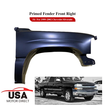 For 1999-2002 Chevrolet Silverado 1500 2000-2006 Tahoe Front Right Primed Fender - Image 1 of 4