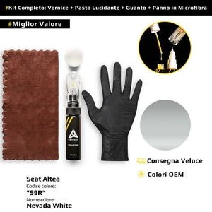 Vernice di ritocco per Seat Altea Kit S9R Nevada White - Foto 1 di 7