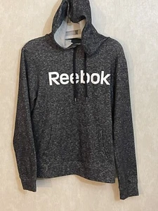 Black Reebok Hoodie Fleece Women's Size S - Picture 1 of 5