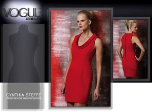 Vogue Cynthia Steffe Designer Misses Tapered Dress Sewing Pattern V1151 Uncut FF - Picture 1 of 4