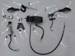 Hawk Steering Lock Ignition Switch #3 Image - Foto 1 di 1