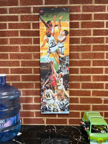 36x10 DR. J  framed CANVAS PRINT Philadelphia 76ers  Julius Erving poster sixers Cover