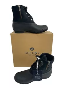 Sperry Boots Womens UK 3 EU 35.5 Leather & Rubber Duck Boots #228 - Picture 1 of 9