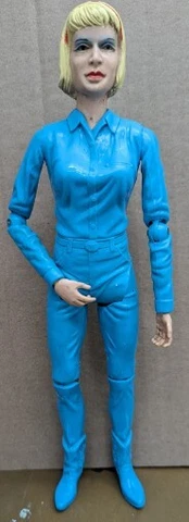 Vintage 1965 Marx Best of the West Jane Figure Toy Figurine Blue Cowboy Cowgirl Cover