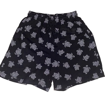 Pantalones Cortos Tortuga Fresh Produce Mujeres Pequeños Algodón Cintura Elástica Cordón Hecho en EE. UU. Foto 1 de 4