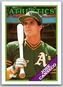 1988 Topps #370 Jose Canseco    Oakland Athletics