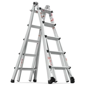 22 Fuß Tragbare Faltbare Leiter Multifunktionale Aluminiumlegierung Teleskopleiter - Bild 1 von 21