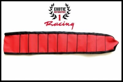 Cubierta de asiento con pinza acanalada negra/roja para Honda CRF150R CRF 150 R 07-16 Foto 1 de 3