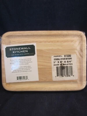 Stonewall Kitchen Bar Board Model 81330 Small Butcher Block NEW SEALED - Image 1 of 4