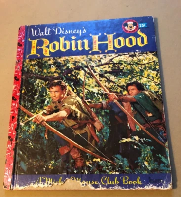 A Little Golden Book 1955: Robin Hood de Walt Disney Foto 1 de 4
