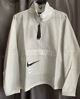 Nike Women’s Swoosh Pullover Running Jacket Grey Size XL CU3254-097 NWT MARP$80 - Image 1 of 3