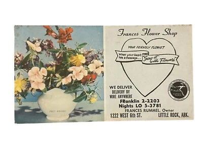 Blotter de tinta Little Rock CPH3 Frances Flower Shop Rummel Your Friendly Florist Foto 1 de 2