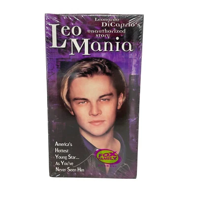 Leo Mania Leonardo DiCaprio's Unauthorized Story VHS Brand New Factory Sealed - Image 1 of 4