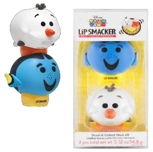 Disney Tsum Tsum Lip Smackers OLAF congelado y Buscando a Nemo DORY Trufa de bayas - Imagen 1 de 3