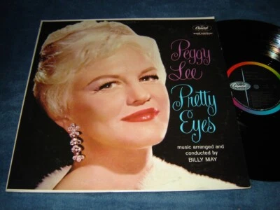 Peggy Lee - Pretty Eyes LP 1960 Capitol Mono nice VG+ Billy May arranged - Image 1 of 2