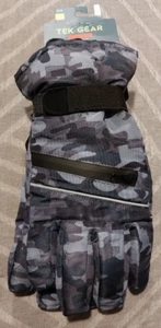 Neu mit Etikett Tek Gear Skihandschuhe Handschuhe für Herren S/M grau tarnfarben - 4435 - Bild 1 von 6