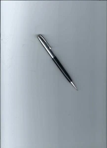 Vintage Venus Black W/Brushed Chrome Trim Twist Mechanical Pencil W/Lead-1940's - Picture 1 of 6