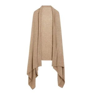 J. Crew Heather Birch Oversized Cashmere Wrap Shawl Blanket Throw 79"L x 33"W - Picture 1 of 6