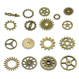 Collar colgante de engranaje giratorio mecánico de 17 piezas dijes para elaboración - Imagen 1 de 12