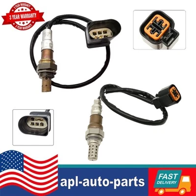 Sensor de oxígeno arriba+abajo 2 piezas para Hyundai Elantra 2,0 L L4 2003 2004 2005 2006-2009 Foto 1 de 4