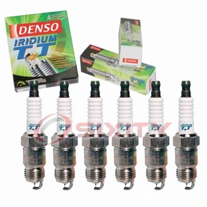 6 pc Denso Iridium TT Spark Plugs for 1982-1986 Oldsmobile Cutlass Ciera ju - Picture 1 of 5