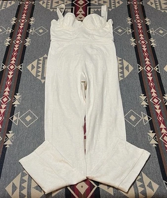 Mono House of CB Talla M Mallen Elastizado Jersey Susurro Blanco Marfil Para Mujer’s T39 Foto 1 de 4