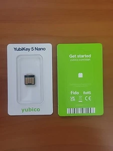 Yubikey 5 Nano - USB A - Two Factor Authentication - Photo 1/2