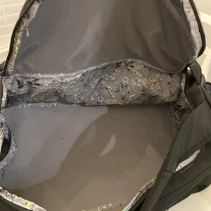 Vera Bradley Lighten Up XL Bolso de Lona Mochila Negro Sólido - Imagen 1 de 13