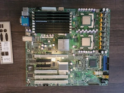 INTEL SERVER BOARD SE7520BD2 BUNDLE 2 x 2.8GHs 2800DP XEON PROCESSORS 8GB RAM - Image 1 of 4