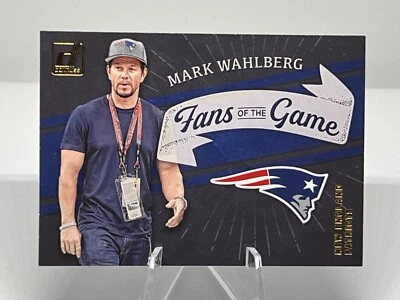 2022 Panini Donruss - Fans of the Game #FG-MW Mark Wahlberg New England Patriots - Image 1 of 2