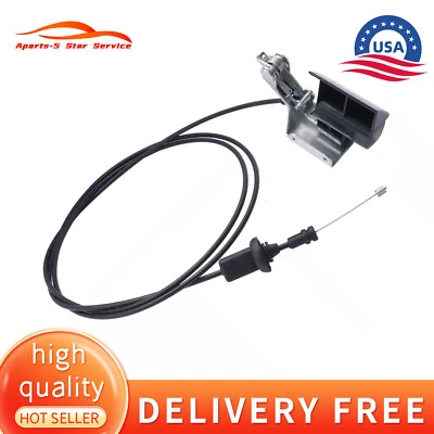 Hood Release Cable with Handle Fits Chevy Impala Caprice Cadillac Fleetwood US — 第 1/4 张图片