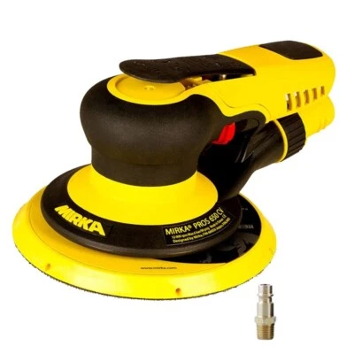 Mirka Pneumatic Rotorbital Sander Pros 680HP Ø 150mm 8MM Hub 8995680111 - Image 1 of 4