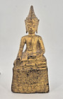 Antiker Buddha Thailand Siam Holz aus alter Sammlung Sammlungsauflösung
