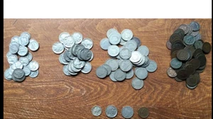 Mercury Dime Lot - Mercury Dime, Indian Head Cents, Buffalo Nickel 4 Coins Total - Picture 1 of 1