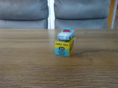 Corgi Toys 231 Triumph Herald  in OVP   60er Jahre Corgi Rarität - Bild 1 von 4