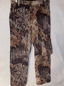 Cabela's Mens 36 Warm Insulated Thinsulate Hunting Pant Realtree AP Camo VTG USA - Picture 1 of 7