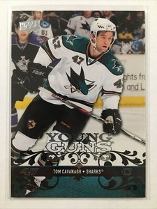 2008-09 Upper Deck Young Guns Rookie #492 Tom Cavanagh YG RC San Jose Sharks