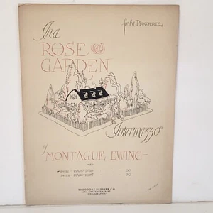 Vintage 1928 In A Rose Garden Intermezzo Klavier Solo Noten von M Ewing - Bild 1 von 15