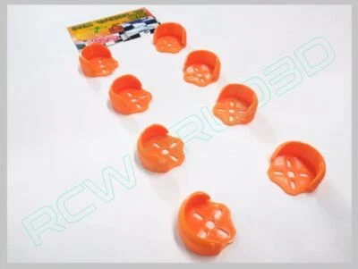 QUADCOPTER BRUSHLESS MOTOR MOUNT/BASE PROTECTOR 4PCS 3D PRINTED PLA 250 FRAME - Image 1 of 4