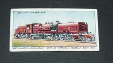 1924 WILLS CIGARETTES CARD RAILWAY ENGINES LOCOMOTIVES #32 EMIR KATSINA NIGERIA