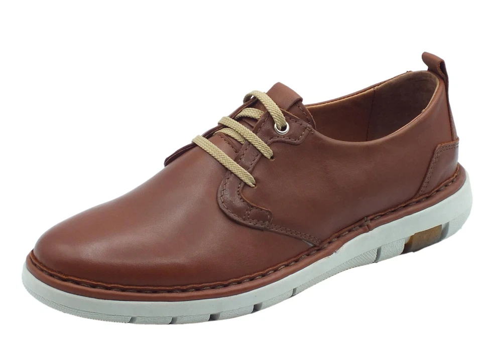 Zen 678962 Turia Cuoio Scarpe Confort per Uomo in pelle marrone - Immagine 1 di 3